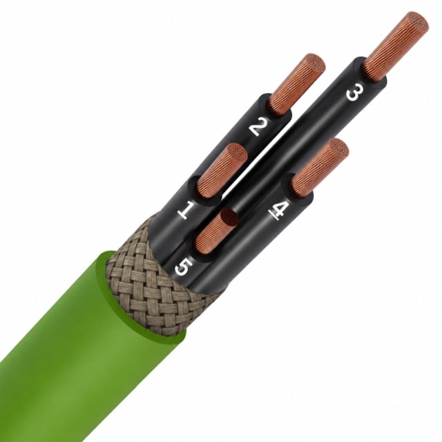 SPECIALE KABEL - LIHCH LS0H vert blindé Cca s1d2a1