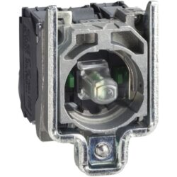 Schneider Automation - Corps pour bouton lumineux - Ø22 - vert DEL intégrée 1O+1F - ZB4BW0M35