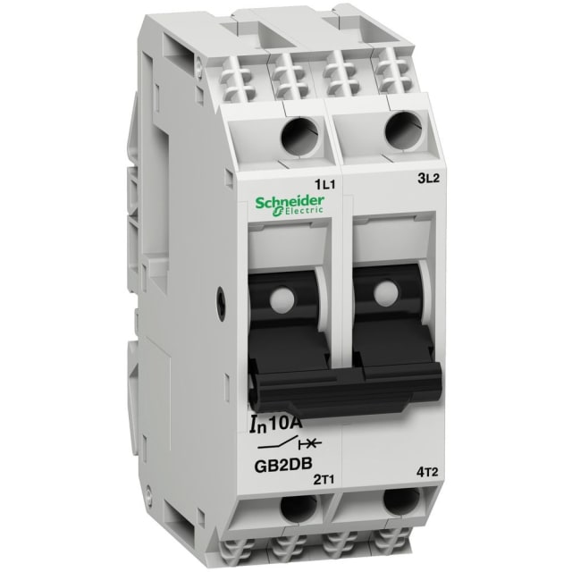 Disjoncteur bipolaire GB2DB21, vue principale