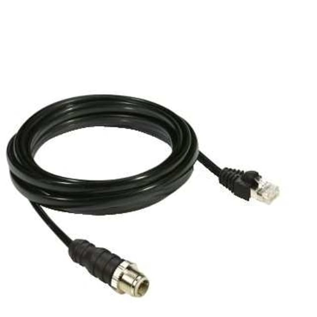 Schneider Automation - cordon raccordement liaison série en option - automate Twido mini-DIN RJ45 1m - TWDXCARJ010