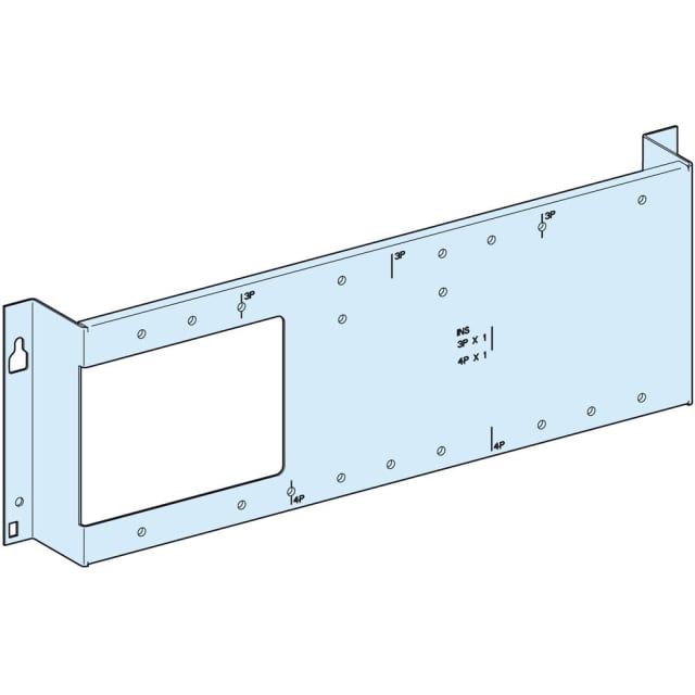 Schneider Distribution - Platine NS250 vertical fixe/maneton - 03040