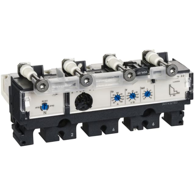 Schneider Distribution - Unité de contrôle Micrologic 2.2 160A 4P+N réglable pour Compact NSX160-250F/N/ - LV430480