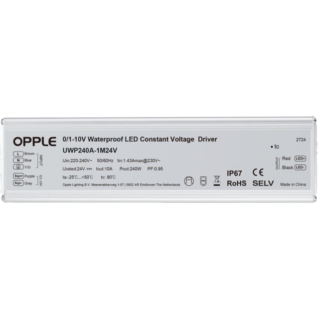 TECHNOLUX - LEDDriver 24V-240W-10V/PWM-IP67 - 820003004100 TECHNOLUX - LEDDriver 24V-240W-10V/PWM-IP67 - 820003004100
