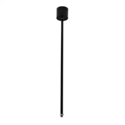 TECHNOLUX - Tige de suspension avec rosette 600mm noir (peut être raccourcie) - SCH-9052