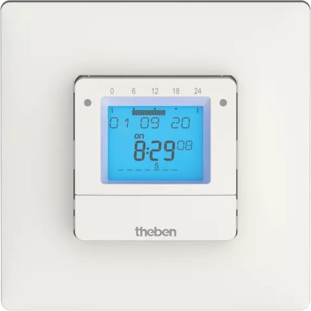 Interrupteur horaire digital - THEBEN détail produit Interrupteur horaire digital - 11009, configuration visible