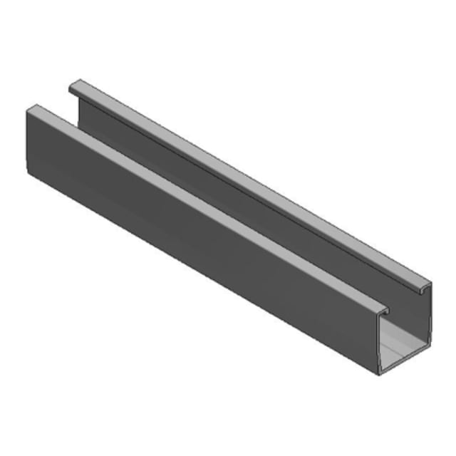 Profil alu trapézoïdal - mesure couronnes d'axe en axe
