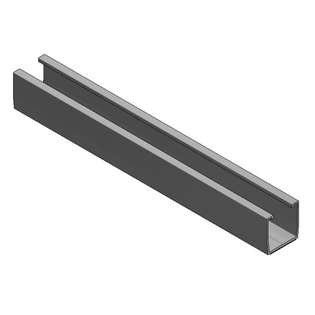 Profil alu trapézoïdal - mesure couronnes d'axe en axe + EPDM