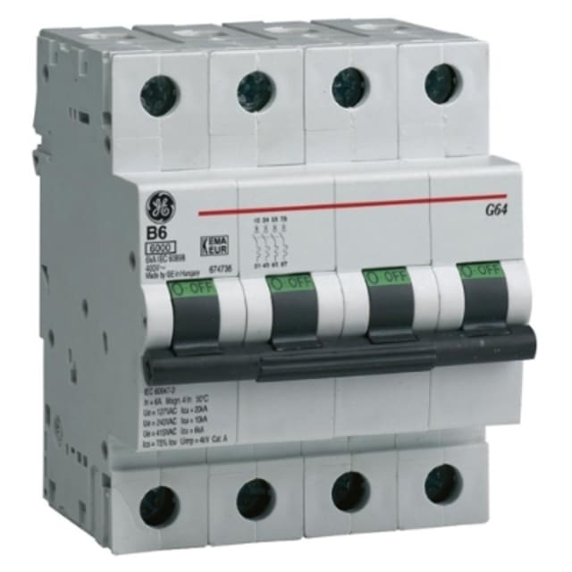Disjoncteur G60 4P 10A B, 10 A