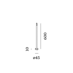 WEVER & DUCRE - STIPO POLE 600 Q incl. base - 910066Q0