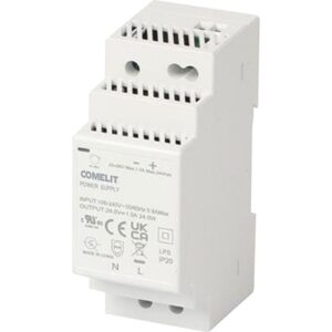Alimentation sur rail DIN 230 V AC vers 12 V DC 2 A, configuration et finitions visibles