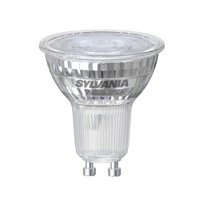 SYLVANIA présentation technique du Ampoule LED GU10 dimmable 450 lm Ampoule LED GU10 dimmable 450 lm 3000K 36°, configuration et finitions visibles