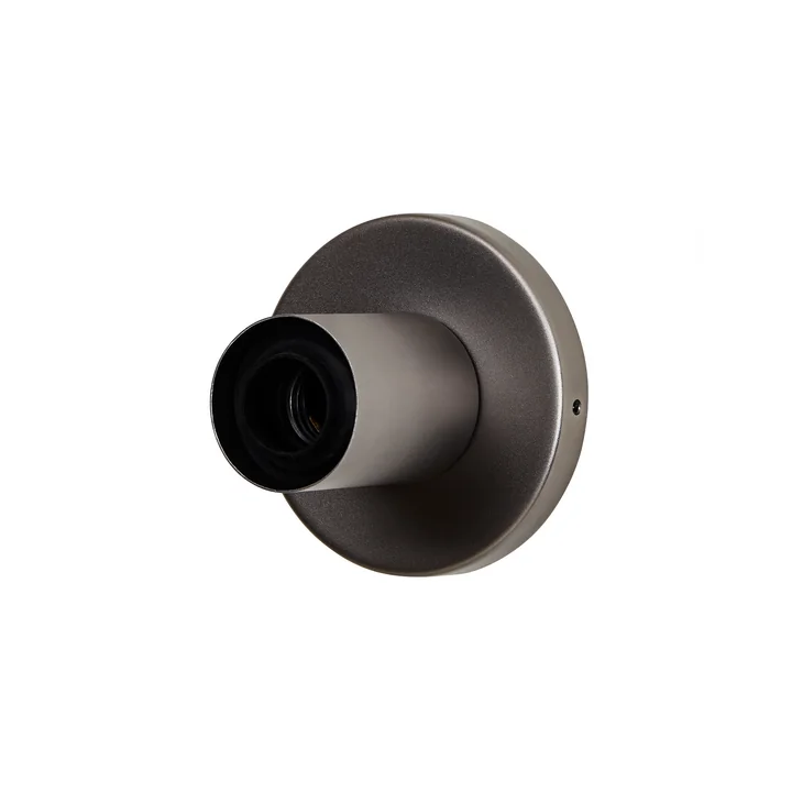 TALA — vue produit de Applique murale Lochan graphite IP44 Applique murale Lochan graphite IP44 sans ampoule, forme et finition du produit visibles