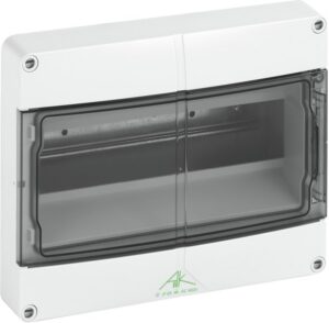 Boîtier de dérivation étanche AK 12 OT, configuration et finitions visibles