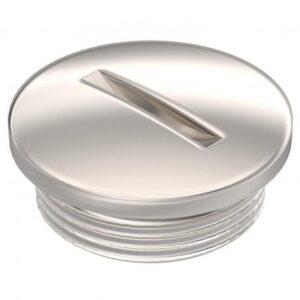 Bouchon de fermeture avec joint torique M20, forme et finition du produit visibles