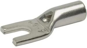 Cosse fourche cuivre 16 mm² M5, configuration et finitions visibles