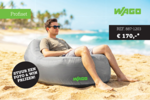 Fauteuil gonflable action printemps 2026, forme et finition du produit visibles