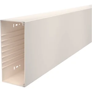 Goulotte électrique blanche 100x230 mm, forme et finition du produit visibles