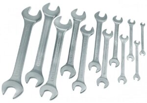 Jeu de clés à fourche doubles 6-22 mm, forme et finition du produit visibles