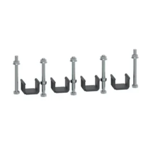 Kit visserie pour barres aluminium en C XL³HP 6300, forme et finition du produit visibles