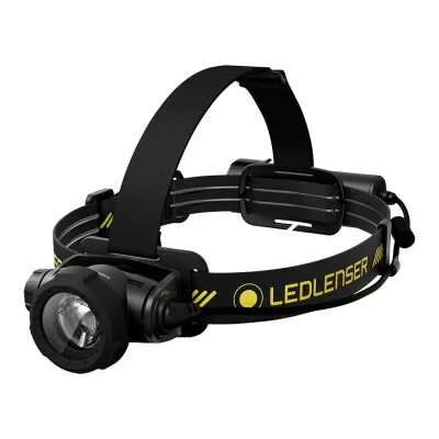 Ledlenser — vue produit de Lampe frontale H7R PRO Lampe frontale H7R PRO - rechargeable- 1.200 lumen - 350, forme et finition du produit visibles