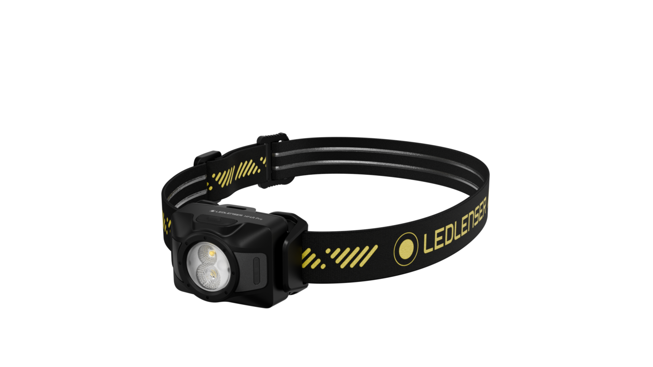 Ledlenser — vue produit de Lampe frontale HF4R PRO Lampe frontale HF4R PRO - rechargeable - 650 lumen -, forme et finition du produit visibles