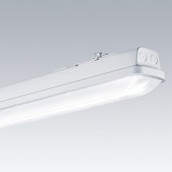 Luminaire LED AQFPRO 4300 lm 840 polycarbonate, forme et finition du produit visibles