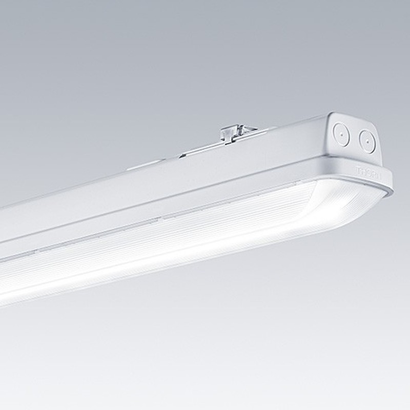 ZUMTOBEL — vue produit de Luminaire LED AQFPRO 4300 lm Luminaire LED AQFPRO 4300 lm 840 polycarbonate, forme et finition du produit visibles