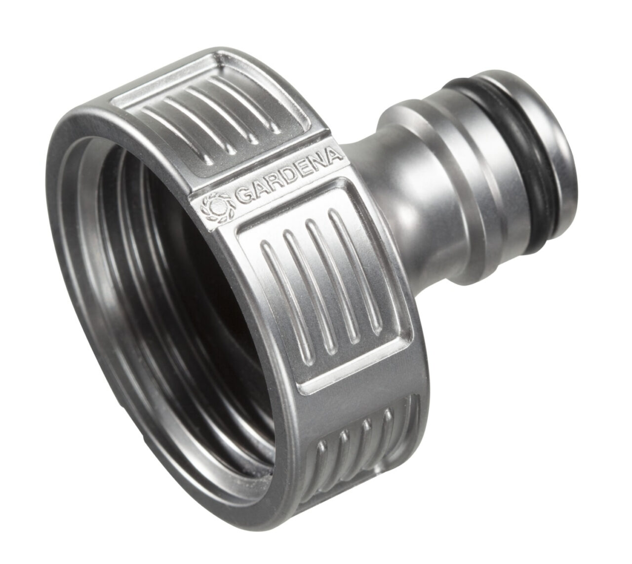 Gardena — vue produit de Nez de robinet premium 33,3 Nez de robinet premium 33,3 mm G 1, forme et finition du produit visibles