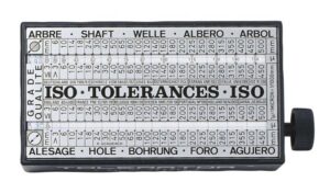 Outil de mesure ISO Tolerator 12081, forme et finition du produit visibles