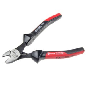 Pince coupante diagonale forte démultiplication 180 mm, forme et finition du produit visibles