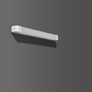 Plafonnier applique LED blanc 10W 1100 lm, configuration et finitions visibles