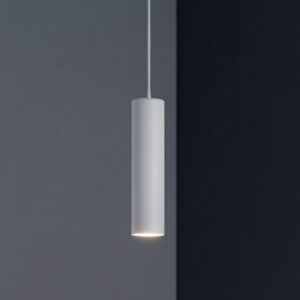 Plafonnier Eye blanc GU10 35W 1200 mm, forme et finition du produit visibles