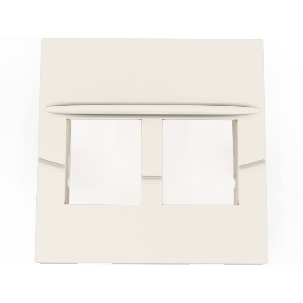 Corning présentation technique du Plaque 45x45 2 ports blanc Plaque 45x45 2 ports blanc, configuration et finitions visibles