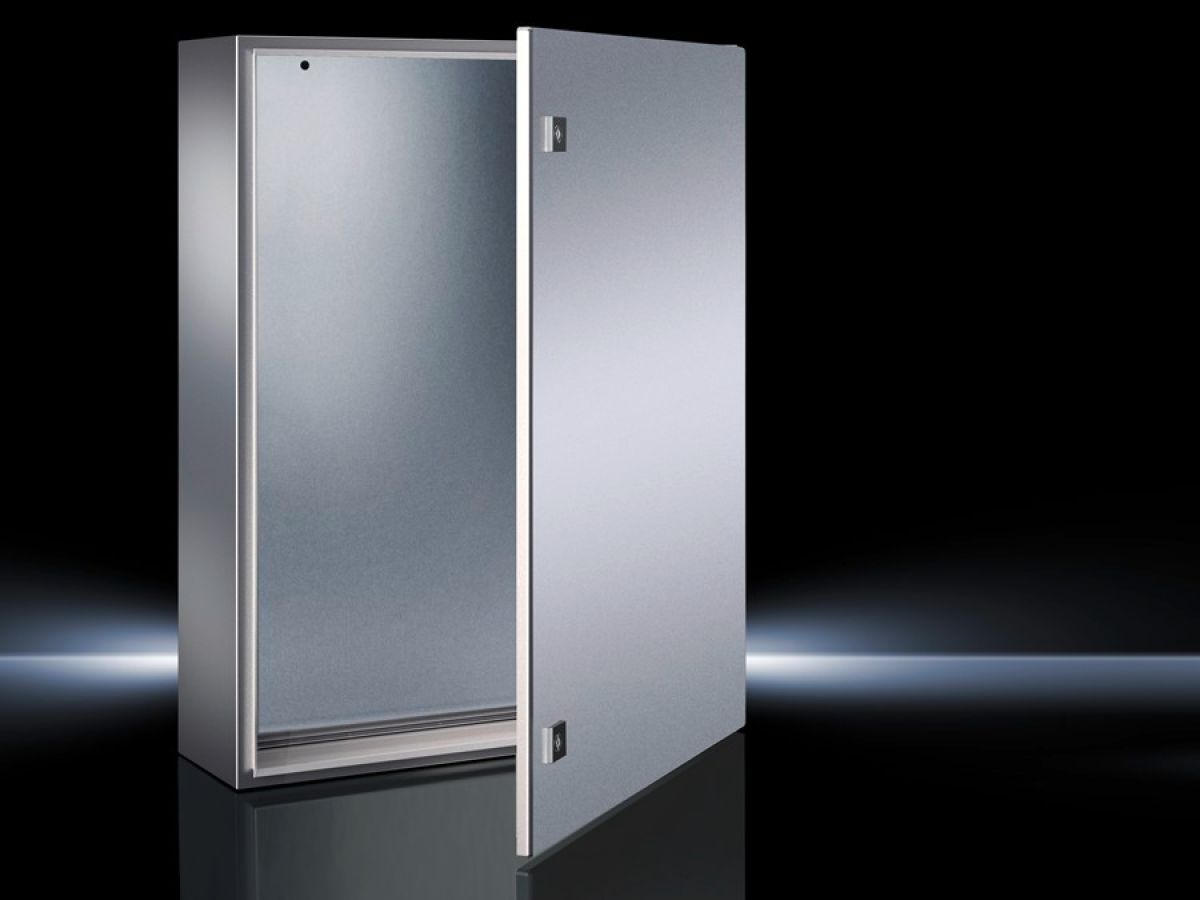 RITTAL — vue produit de Porte d'armoire inox 1.404 1005500 Porte d'armoire inox 1.404 1005500, forme et finition du produit visibles