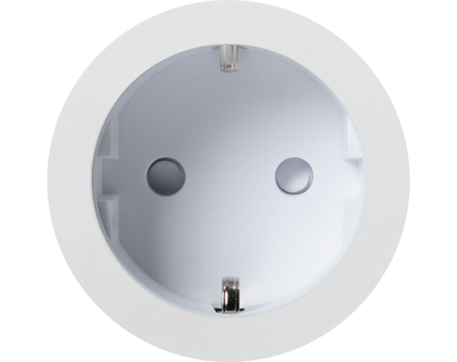 ROND — vue produit de Prise électrique multifit type F Prise électrique multifit type F aluminium, forme et finition du produit visibles