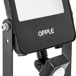 Projecteur LED extérieur 20 W noir, configuration et finitions visibles