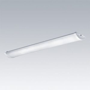 Luminaire linéaire blanc avec diffuseur prismatique