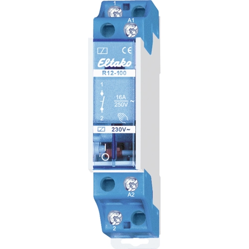 ELTAKO — vue produit de Relais électromécanique 1 contact NO Relais électromécanique 1 contact NO 16A, forme et finition du produit visibles