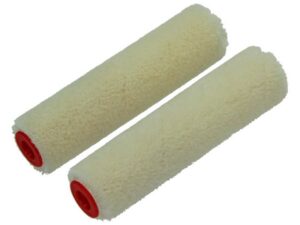 Rouleau peinture parquet professionnel 10 cm, forme et finition du produit visibles