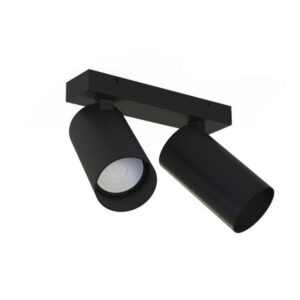 Spot plafond noir MONO II 7841, forme et finition du produit visibles