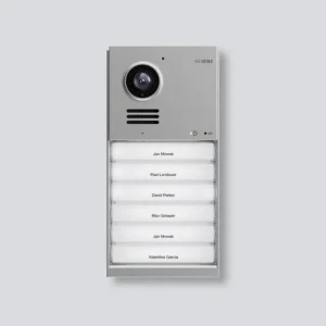 Station de porte vidéo en saillie IQ Door, forme et finition du produit visibles