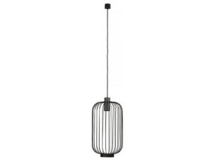 Suspension Cage noire 6844, forme et finition du produit visibles