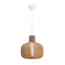 Suspension en bois Hazo 43 E27 IP20, forme et finition du produit visibles