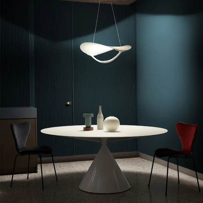 FOSCARINI — vue produit de Suspension Plena blanche MyLight Suspension Plena blanche MyLight, forme et finition du produit visibles