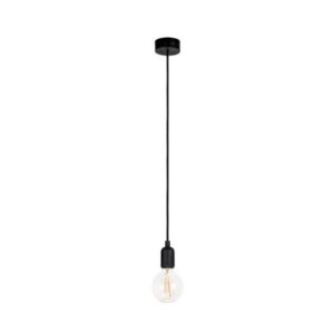 Suspension silicone noire 6404, forme et finition du produit visibles