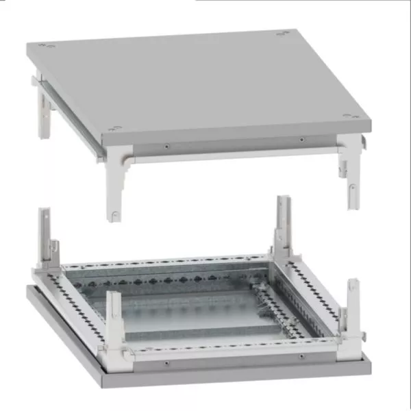 LEGRAND — vue produit de Toit et base XL³HP 6300 Toit et base XL³HP 6300 acier 450x600 mm, forme et finition du produit visibles