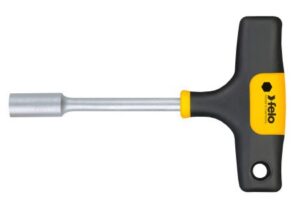 Tournevis à douille manche en T 8 mm x 125, forme et finition du produit visibles