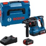 Bosch Professional - Marteau sans fil GBH 18V-22 (2x GBA 18V 4.0 Ah