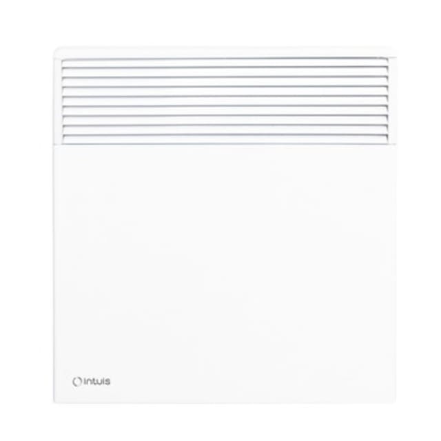Dimplex Tactic convecteur mural blanc en vue frontale Convecteur blanc rectangulaire avec grille de sortie d’air frontale