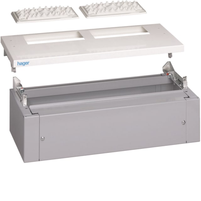 HAGER - Kit panneau de tête et socle IP 40 l.620mm - FC455